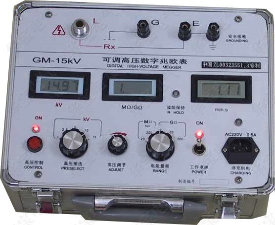 高压数字兆欧表HB-GM,绝缘电阻